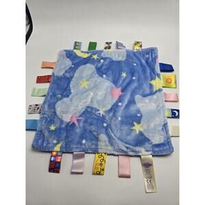 Taggies Little Taggies Blanket Fleece Lovey Stars Moon 12x12